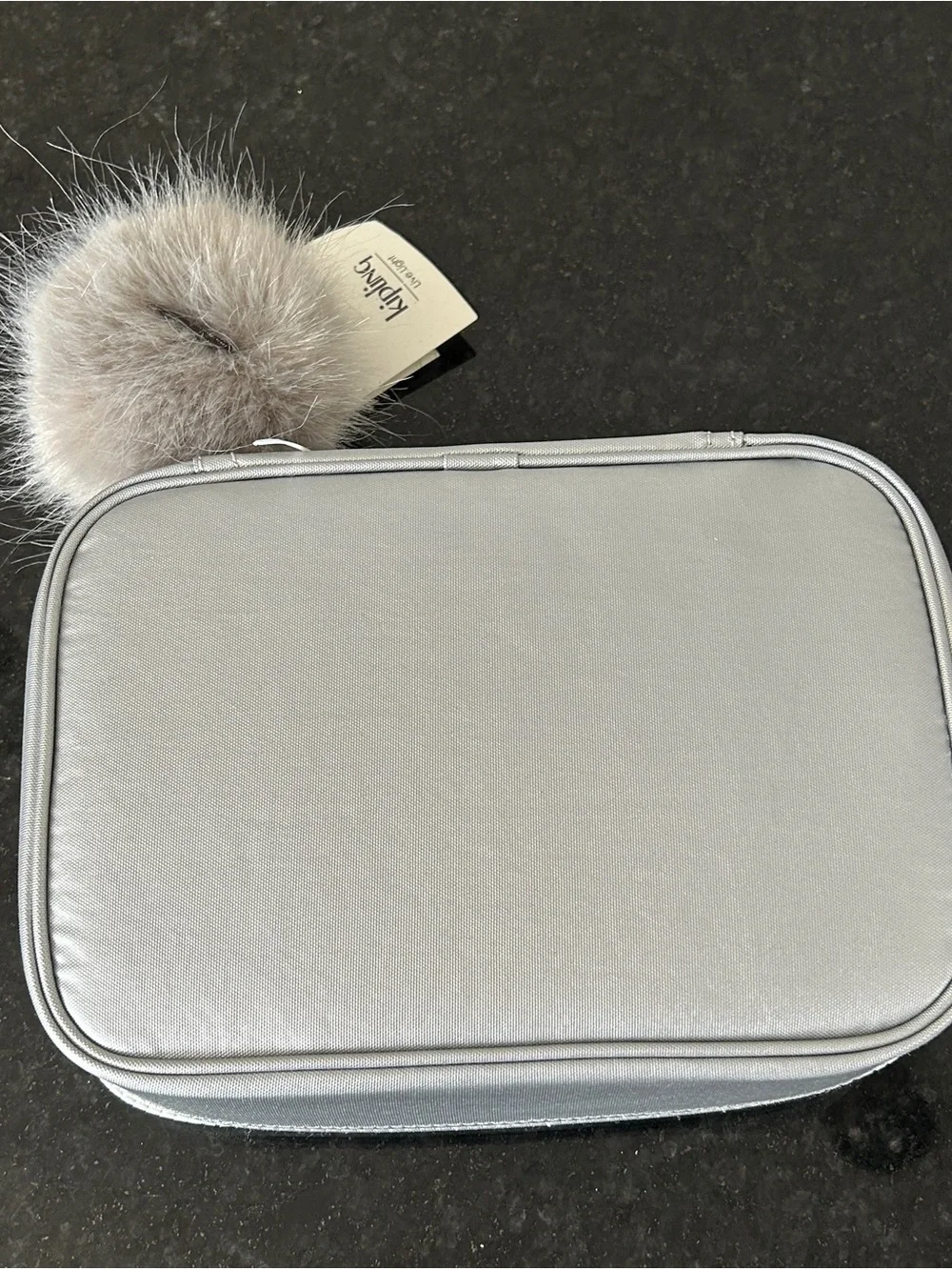 Kipling 100 Pens Case NWT Silver/Candy Metallic